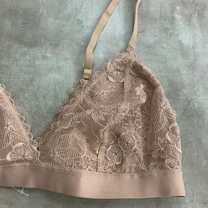 NEW Aerie Embroidered Lace Bra